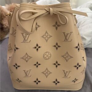 Louis Vuitton Beige Monogram Shoulder Bag